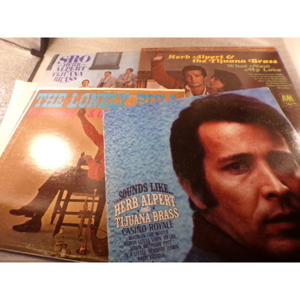 Herb Alpert Tijuana Brass 4 Vinyl Record Lot SRO What Now My Love Lonely Bull LP